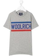 Woolrich Kids Logo T-shirt - Grey