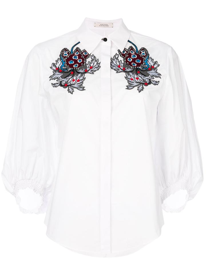 Dorothee Schumacher Embroidered Chest Patches - White