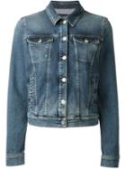 Armani Jeans Fitted Cropped Denim Jacket