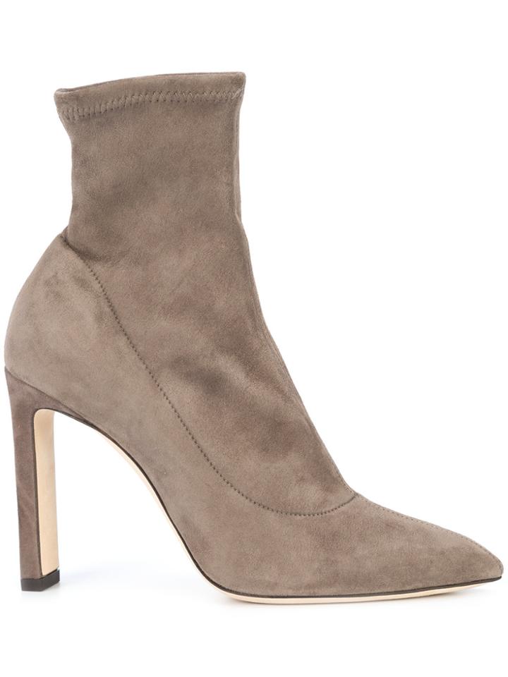 Jimmy Choo Louella Boots - Grey
