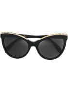 Alexander Mcqueen Eyewea Cat Eye Sunglasses - Black