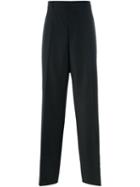 Lanvin Tailored Trousers, Men's, Size: 52, Black, Virgin Wool