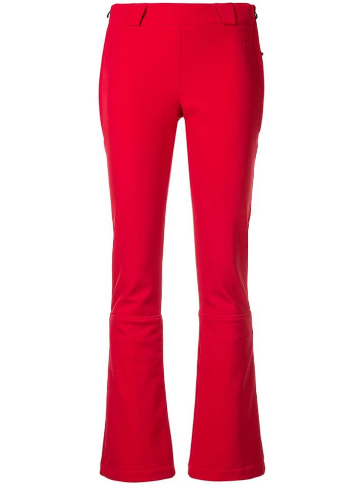 Perfect Moment Ancell High Waist Flare Pants - Red