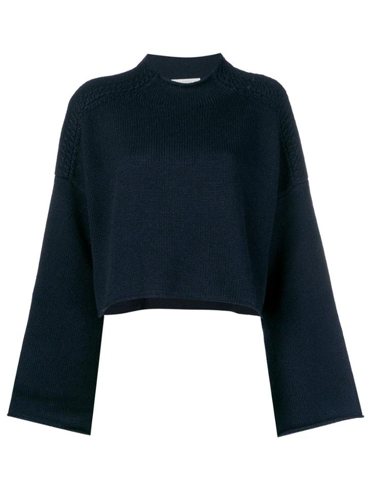 Jw Anderson Cable-detail Jumper - Blue