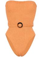 Hunza G Honor Strapless Swimsuit - Orange