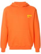 Affix Logo Print Hoodie - Orange
