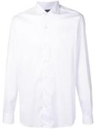 Barba Classic Collar Button Shirt - White