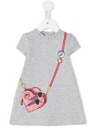 Little Marc Jacobs Bag Print Dress, Infant Girl's, Size: 6 Mth, Grey