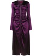 Sies Marjan Jade Zip Front Silk Dress - Pink