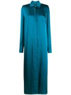 Federica Tosi Long Shirt Dress - Blue