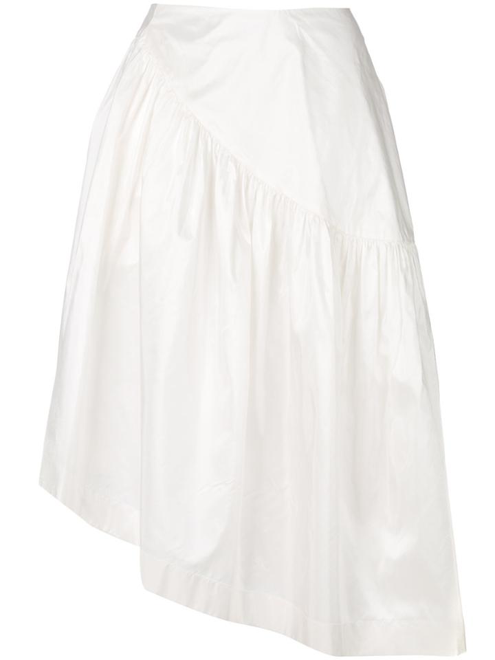 Simone Rocha Frilled Hem Skirt - White