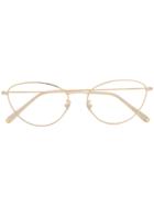 Retrosuperfuture Circle Frame Glasses - Gold