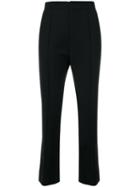 Marni - Seamed Cropped Trousers - Women - Spandex/elastane/virgin Wool - 42, Black, Spandex/elastane/virgin Wool