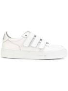 Ami Paris 3 Strap Sneakers - White