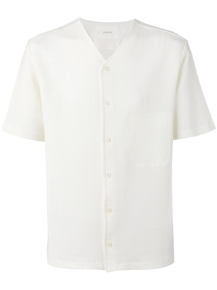 Lemaire V Neck Shirt - White