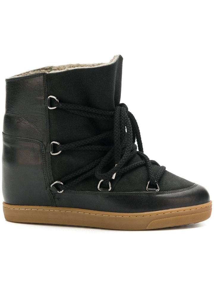 Isabel Marant Nowles Snow Boots - Black