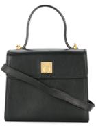 Céline Vintage Celine Logos 2way Hand Bag - Black