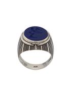 Andrea D'amico Chunky Ring With Stone - Metallic