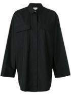 Maison Margiela Loose Fit Work Shirt - Black