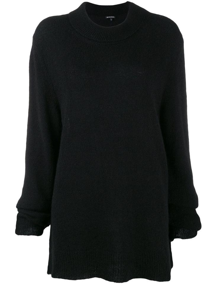Ann Demeulemeester Overturned Neck Sweater - Black