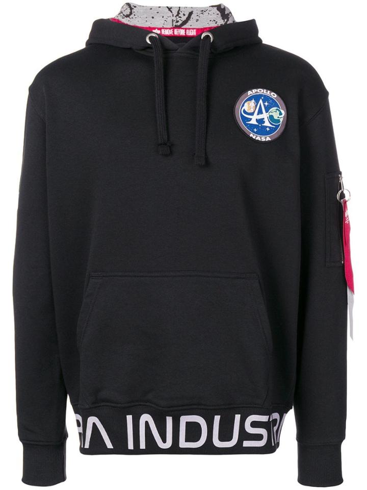 Alpha Industries Apollo Nasa Hoodie - Black