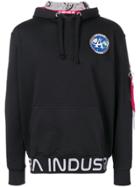 Alpha Industries Apollo Nasa Hoodie - Black