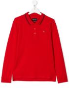 Emporio Armani Kids Polo Shirt - Red