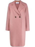 Harris Wharf London Double-breasted Coat - Pink