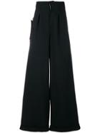 Off-white Side Fold Trousers - Black