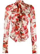 Vivienne Westwood Frill Flower Shirt - Neutrals