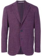 Cantarelli Checked Blazer - Pink & Purple