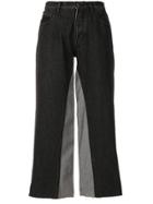 Ck Jeans Cropped High-rise Jeans - Black