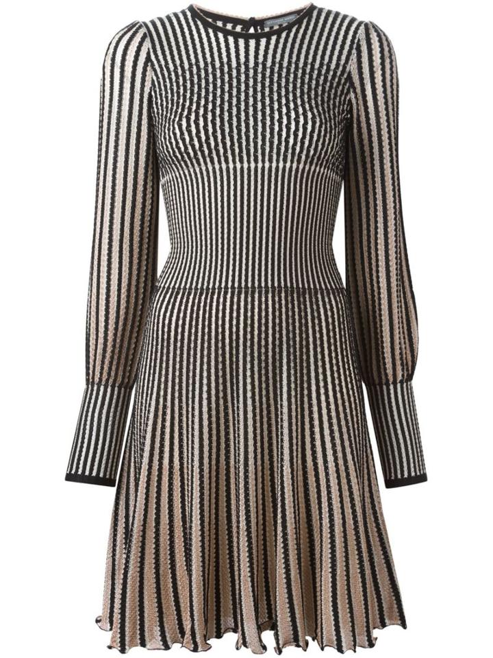 Alexander Mcqueen Stripe Knit Dress