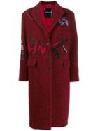 Ermanno Scervino Multi-embroidered Detail Coat