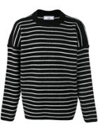Ami Alexandre Mattiussi Oversized Crewneck Sweater - Black