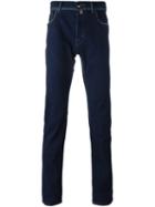 Jacob Cohen Slim Fit Jeans, Men's, Size: 42, Blue, Cotton/spandex/elastane