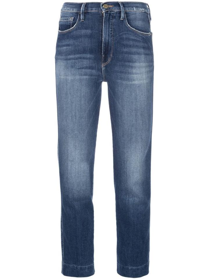 Frame Straight-leg Jeans - Blue