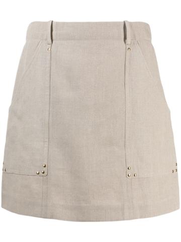 Céline Vintage 2000's A-line Skirt - Neutrals