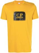 Cp Company Logo Printed Tee - Yellow & Orange