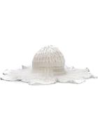 Issey Miyake Orbit Hat, Women's, White, Polyester