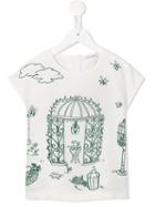Dolce & Gabbana Kids Illustration Print T-shirt, Girl's, Size: 8 Yrs, White