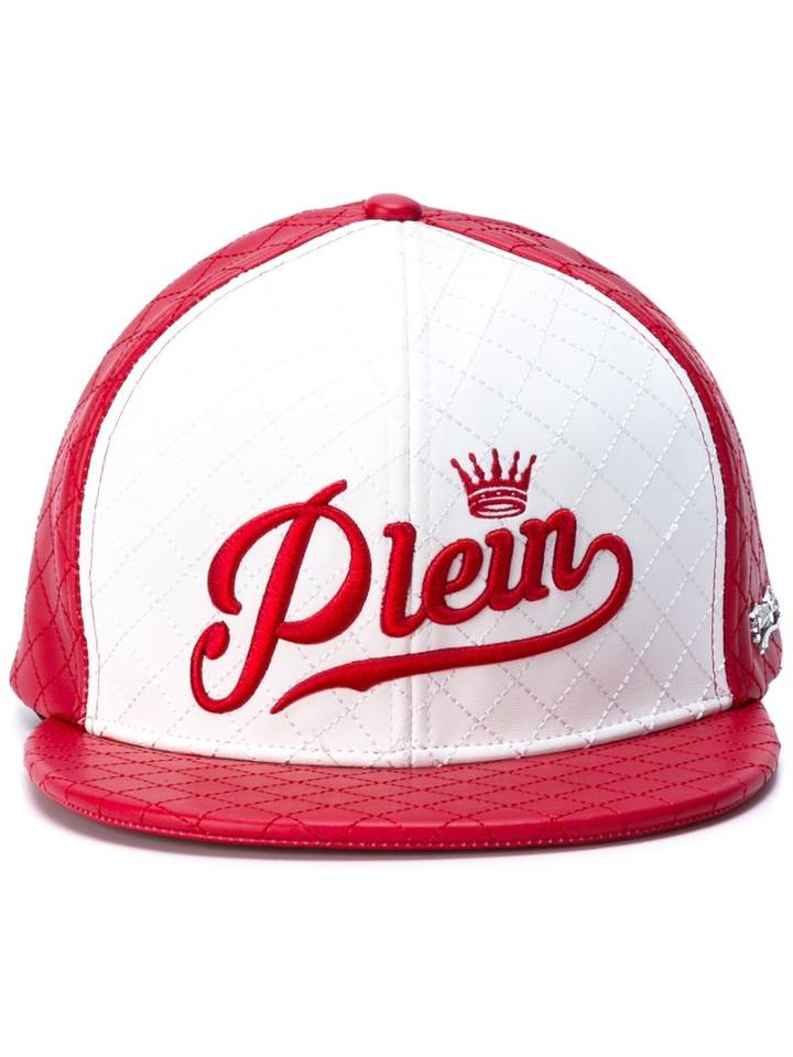 Philipp Plein Miri Cap, Men's, Red, Cotton/polyester/polyurethane