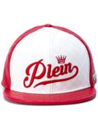 Philipp Plein Miri Cap, Men's, Red, Cotton/polyester/polyurethane