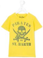 Mc2 Saint Barth Kids - Pirates Print Rock T-shirt - Kids - Cotton - 6 Yrs, Boy's, Yellow/orange