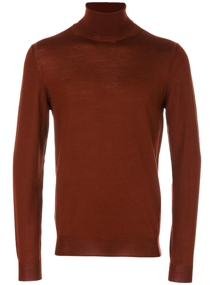 Paolo Pecora Roll-neck Jumper - Red