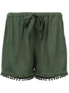 Figue Pom Pom Shorts - Green
