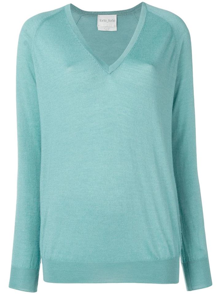 Forte Forte Blue Knitted Sweater