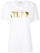 Valentino Foil Vltn Logo Print T-shirt - White