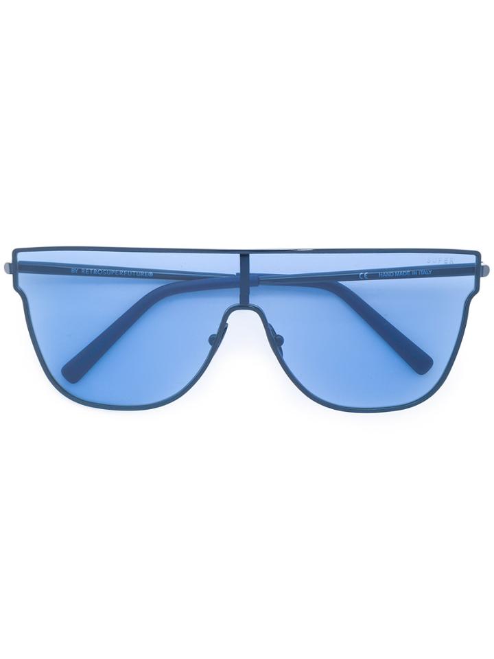 Retrosuperfuture Tinted Aviator Sunglasses - Blue