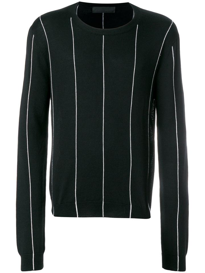 Haider Ackermann Striped Slim Jumper - Black